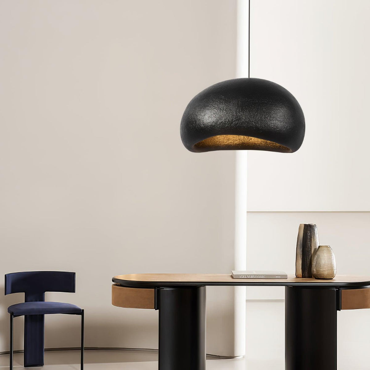 Lampă suspendată Pebble Inspired Organic Form Soft Glow modern Artistic
