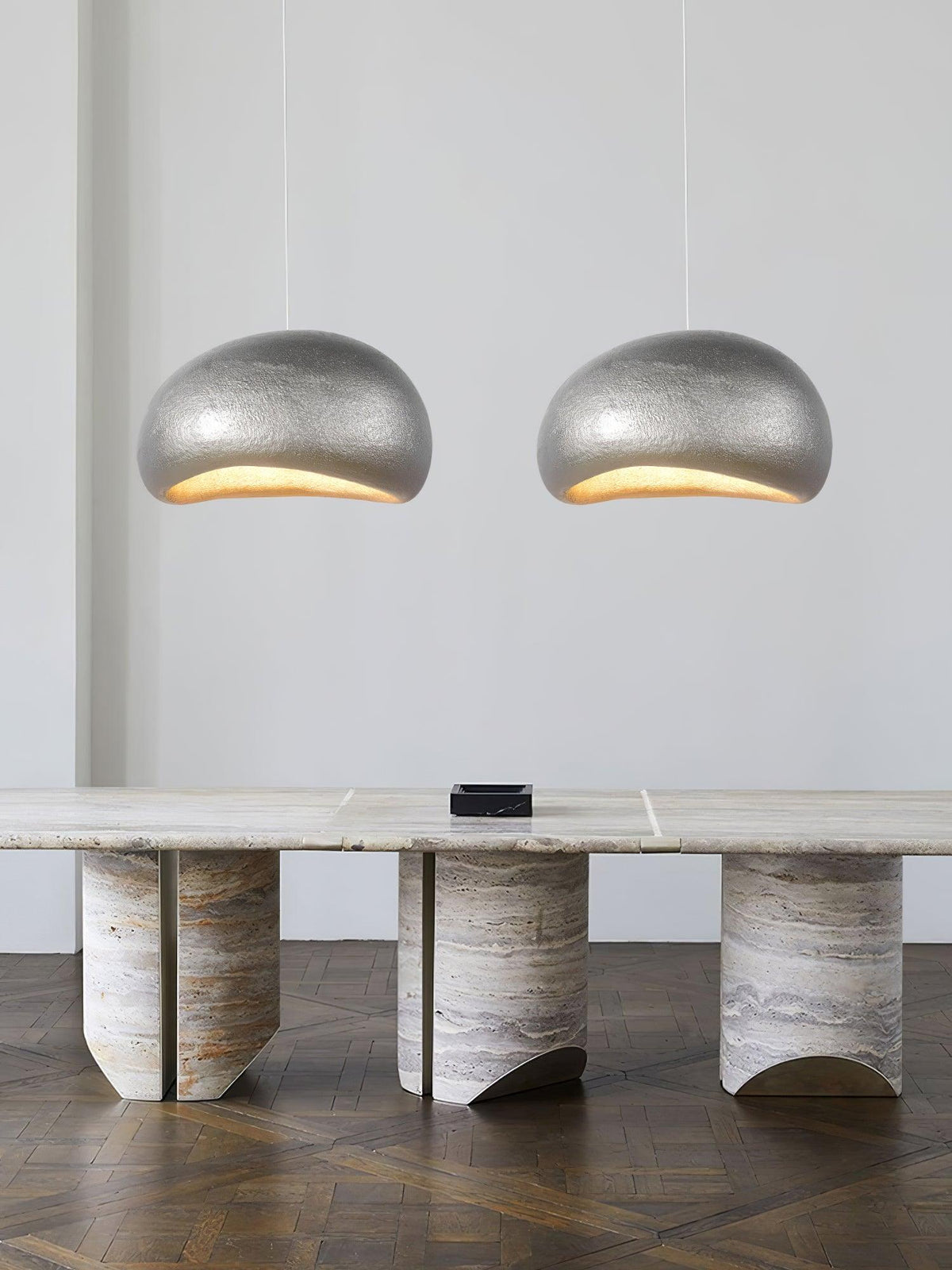 Lampă suspendată Pebble Inspired Organic Form Soft Glow modern Artistic