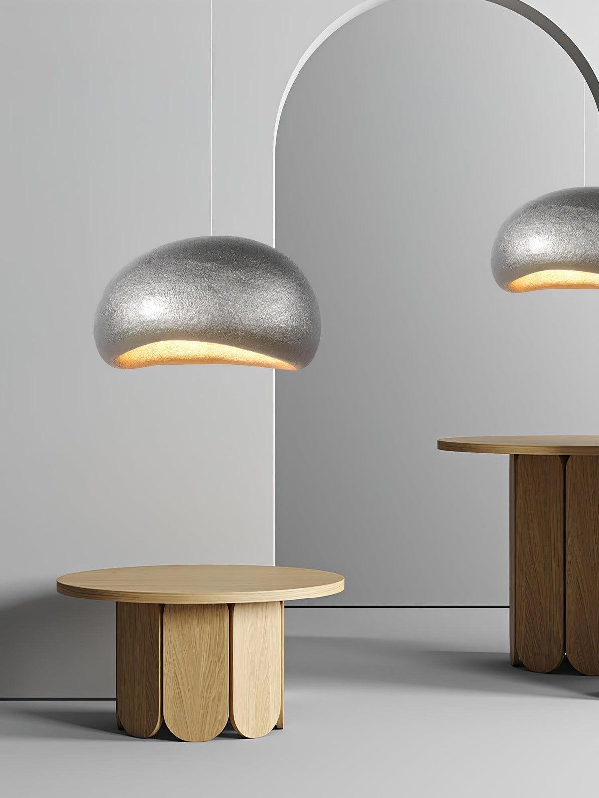 Lampă suspendată Pebble Inspired Organic Form Soft Glow modern Artistic