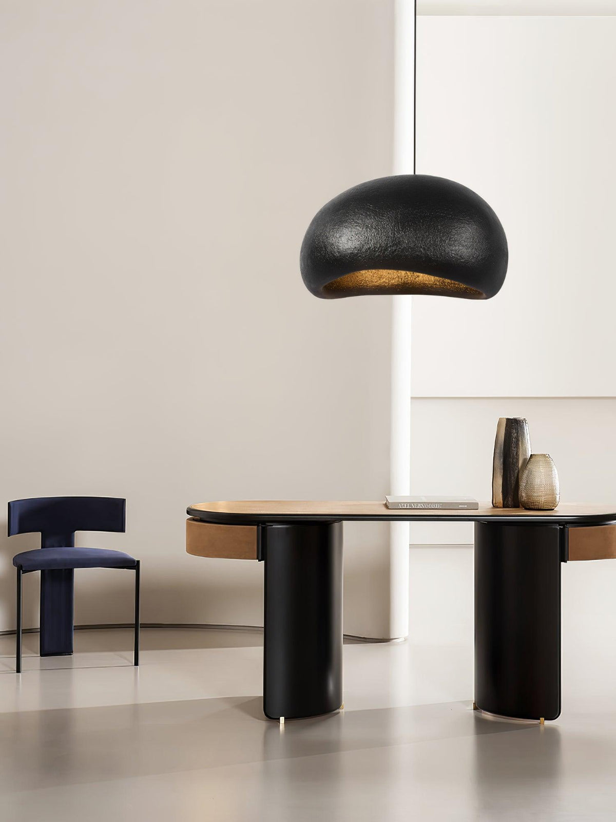Lampă suspendată Pebble Inspired Organic Form Soft Glow modern Artistic