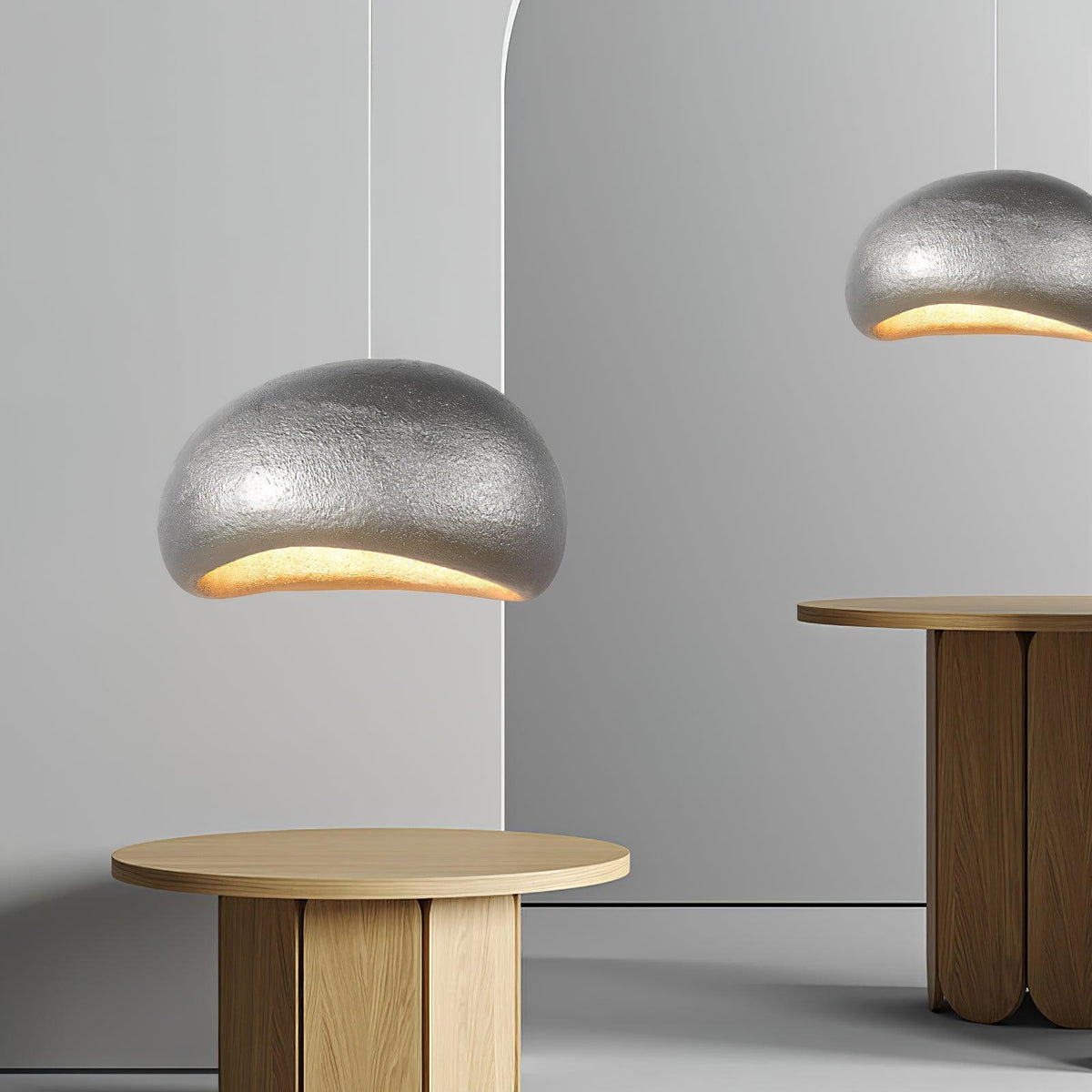 Lampă suspendată Pebble Inspired Organic Form Soft Glow modern Artistic