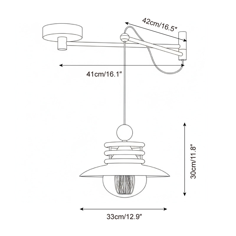 Marcella Swing Arm lampă suspendată