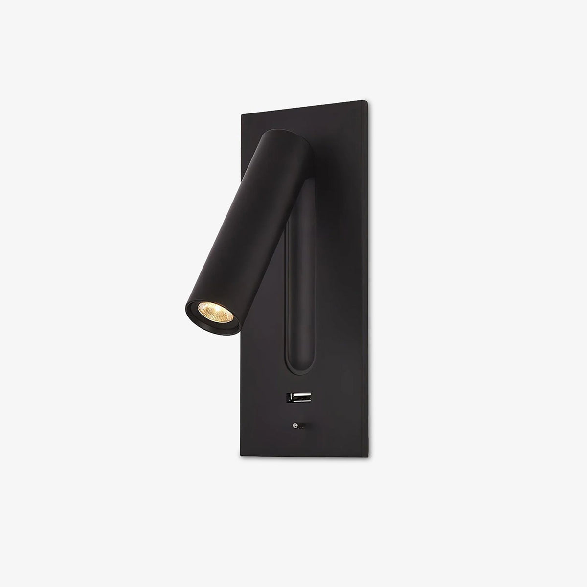 Sothis aplică de perete modernă minimalistă pentru pat USB negru