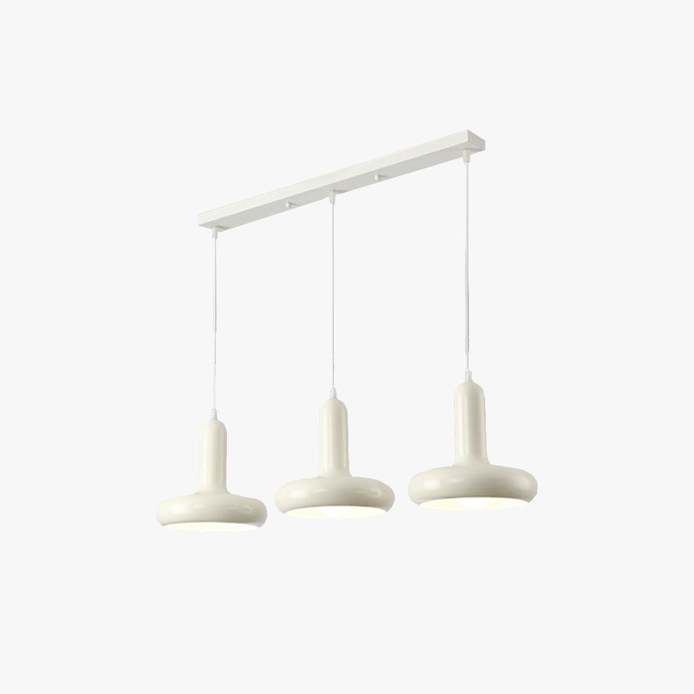Arisha lampă suspendată crem și albă, modernă, minimalistă, pentru dormitor