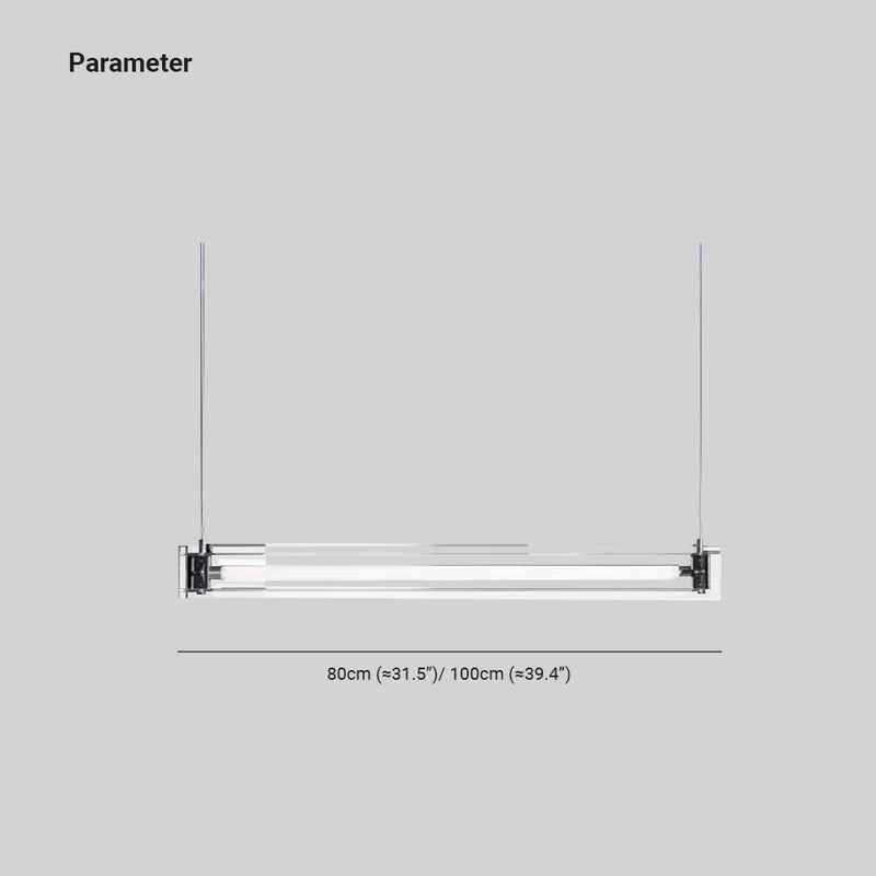 Arisha lampă suspendată albă din metal, minimalistă, liniară