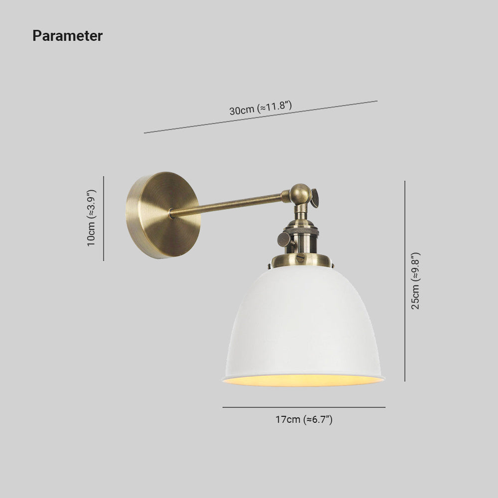 Epoch aplică de perete suspendată Retro/Vintage, metal/LED, negru/alb/Gri, dormitor
