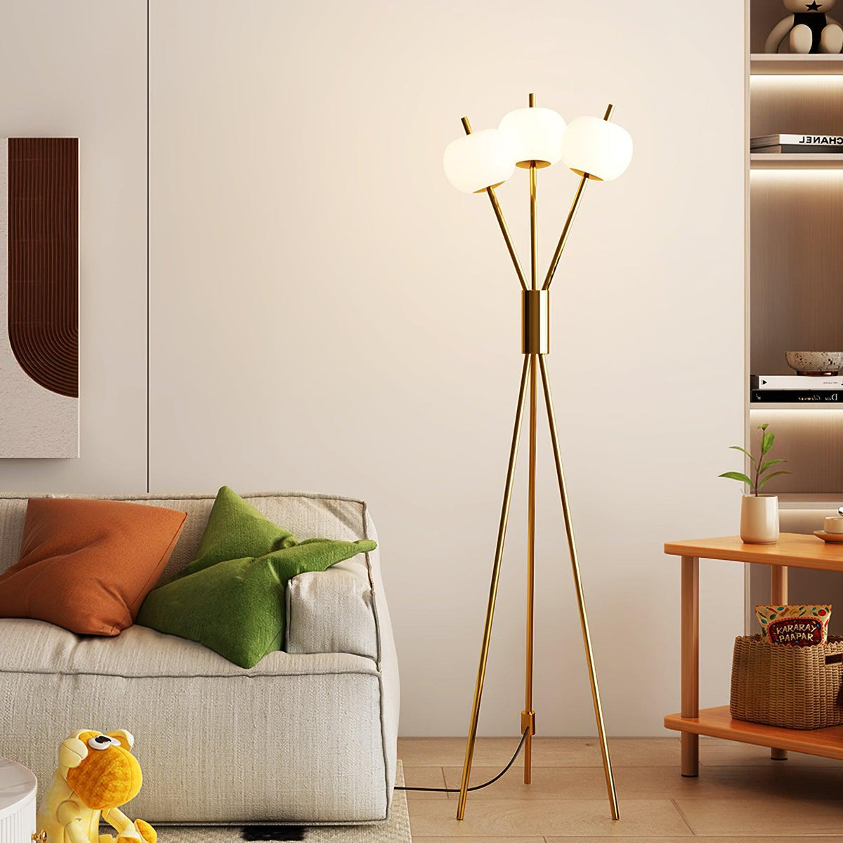 Trio lampadar