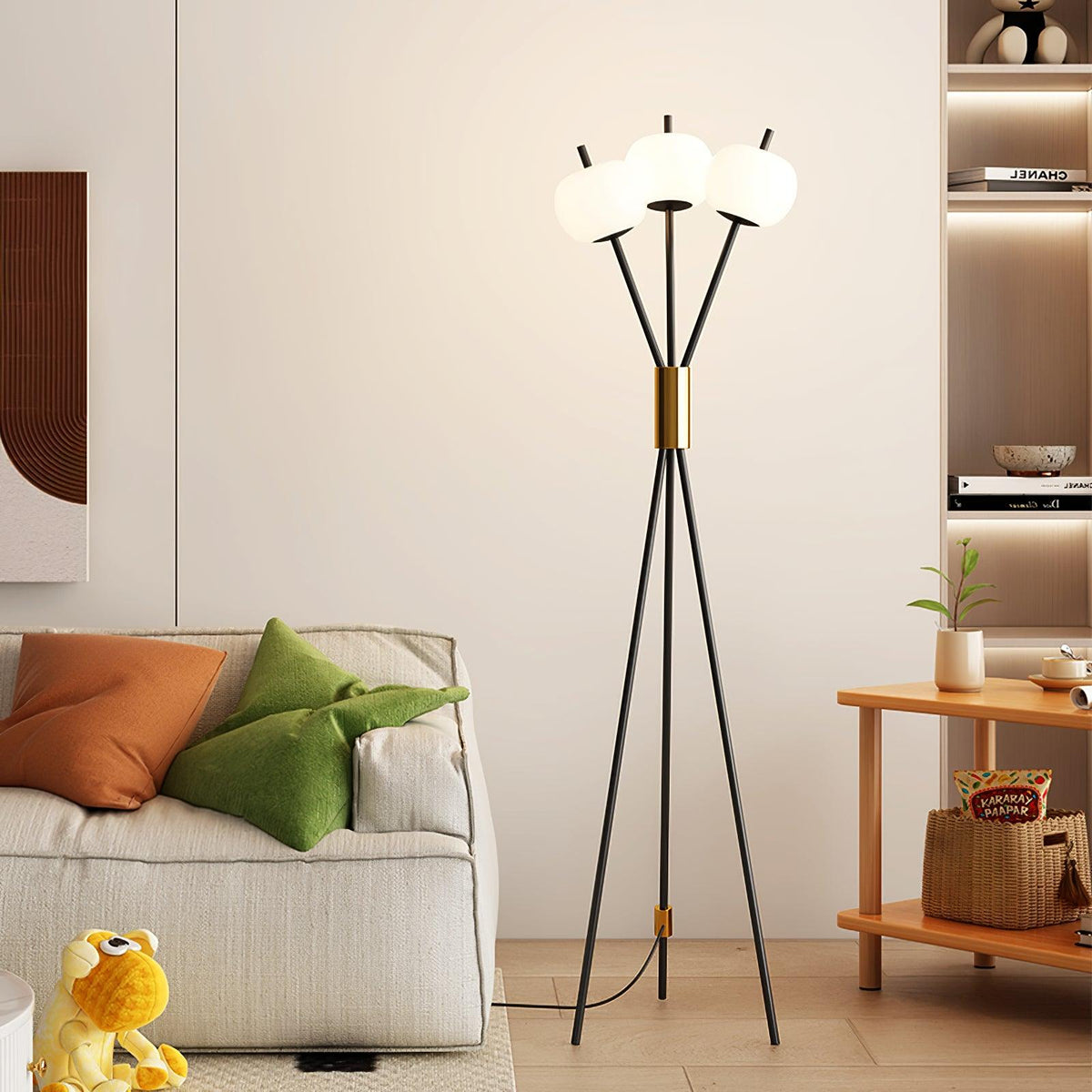 Trio lampadar