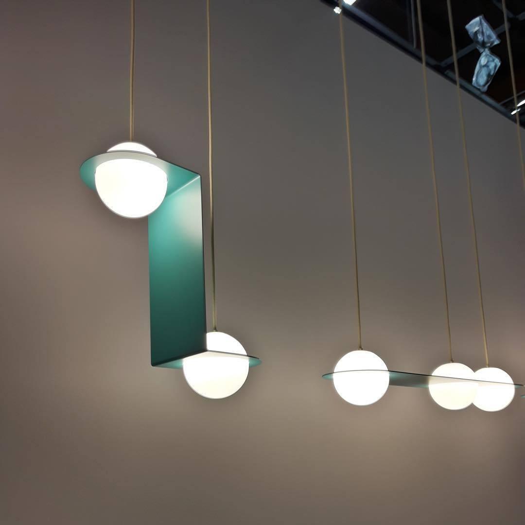 Irenol lampă suspendată neagră, contemporană