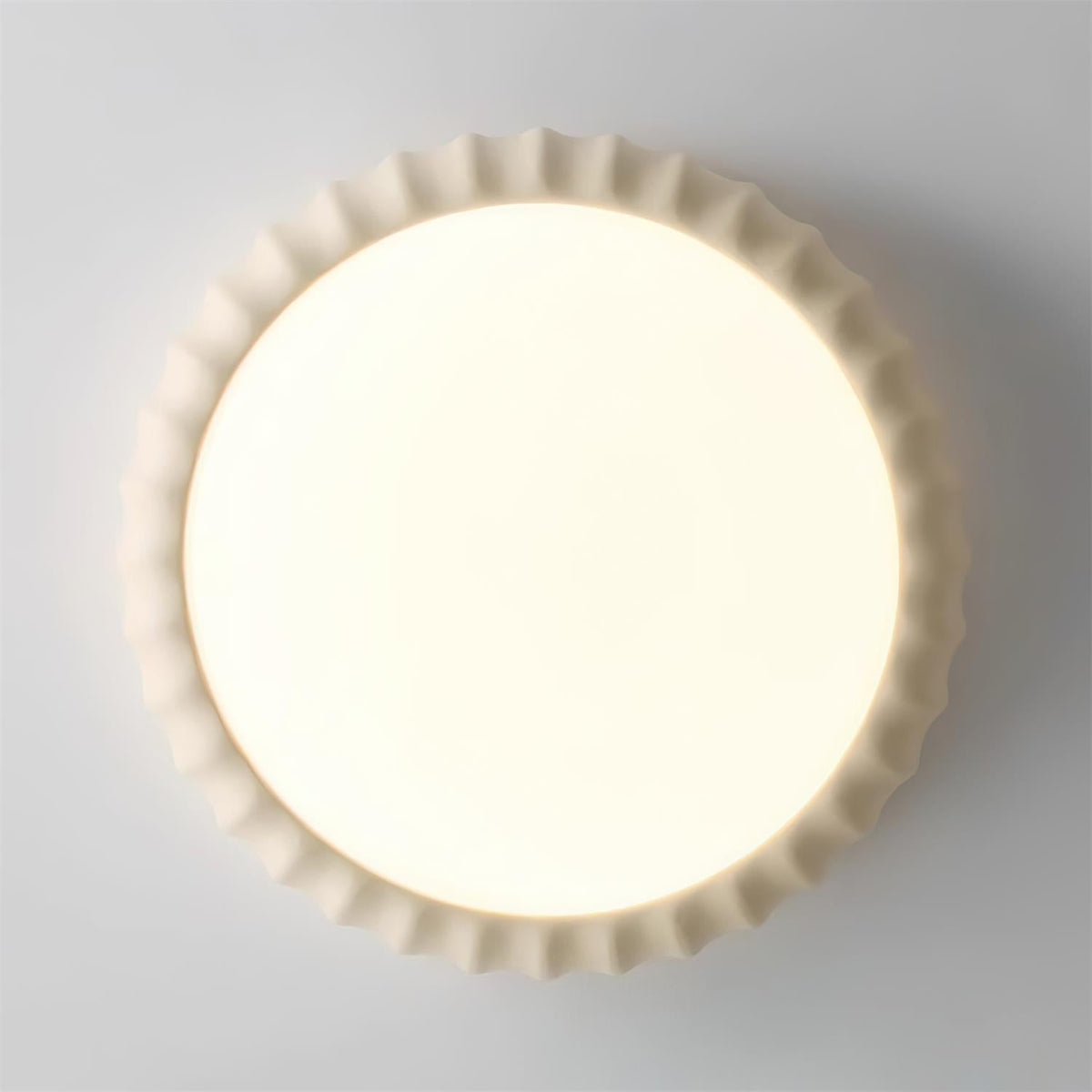 Plafonieră aplicată modernă minimalistă din rășină cu finisaj verde