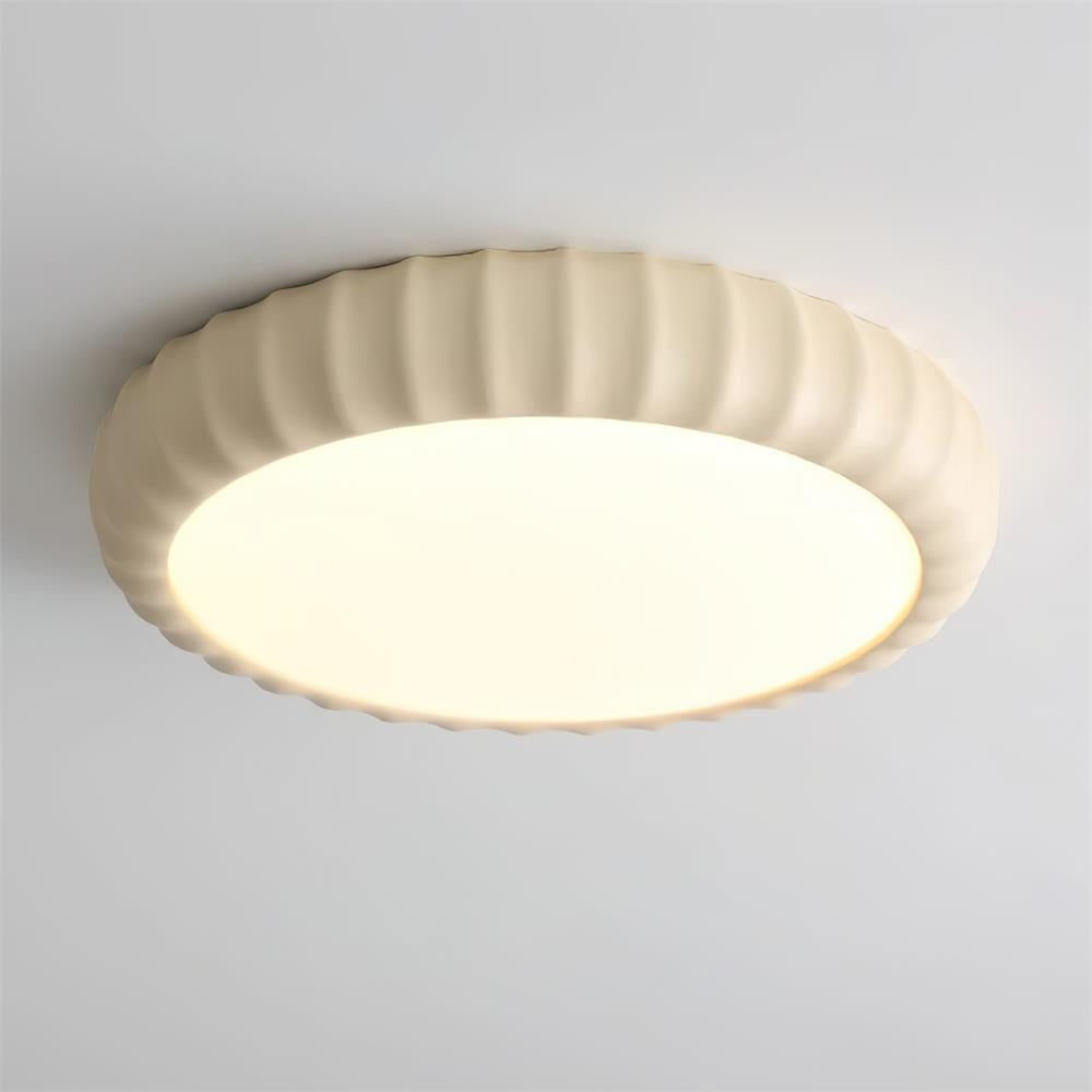 Plafonieră aplicată modernă minimalistă din rășină cu finisaj verde