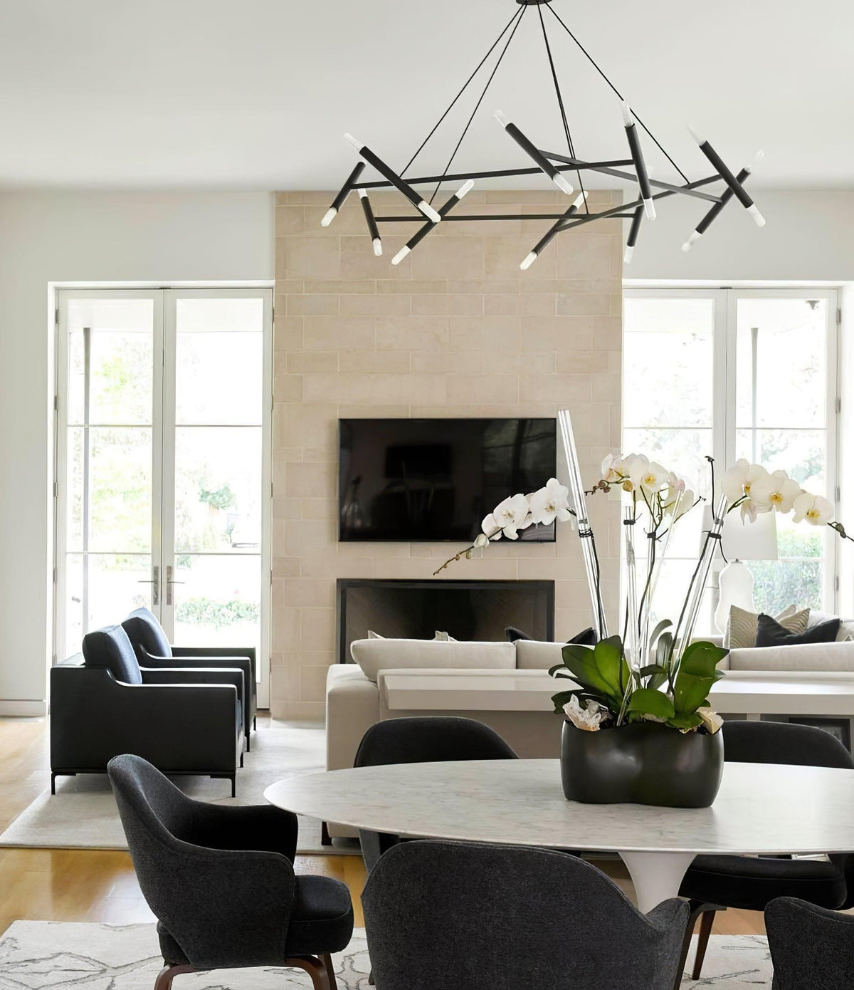 Soliriel candelabru modern din alamă