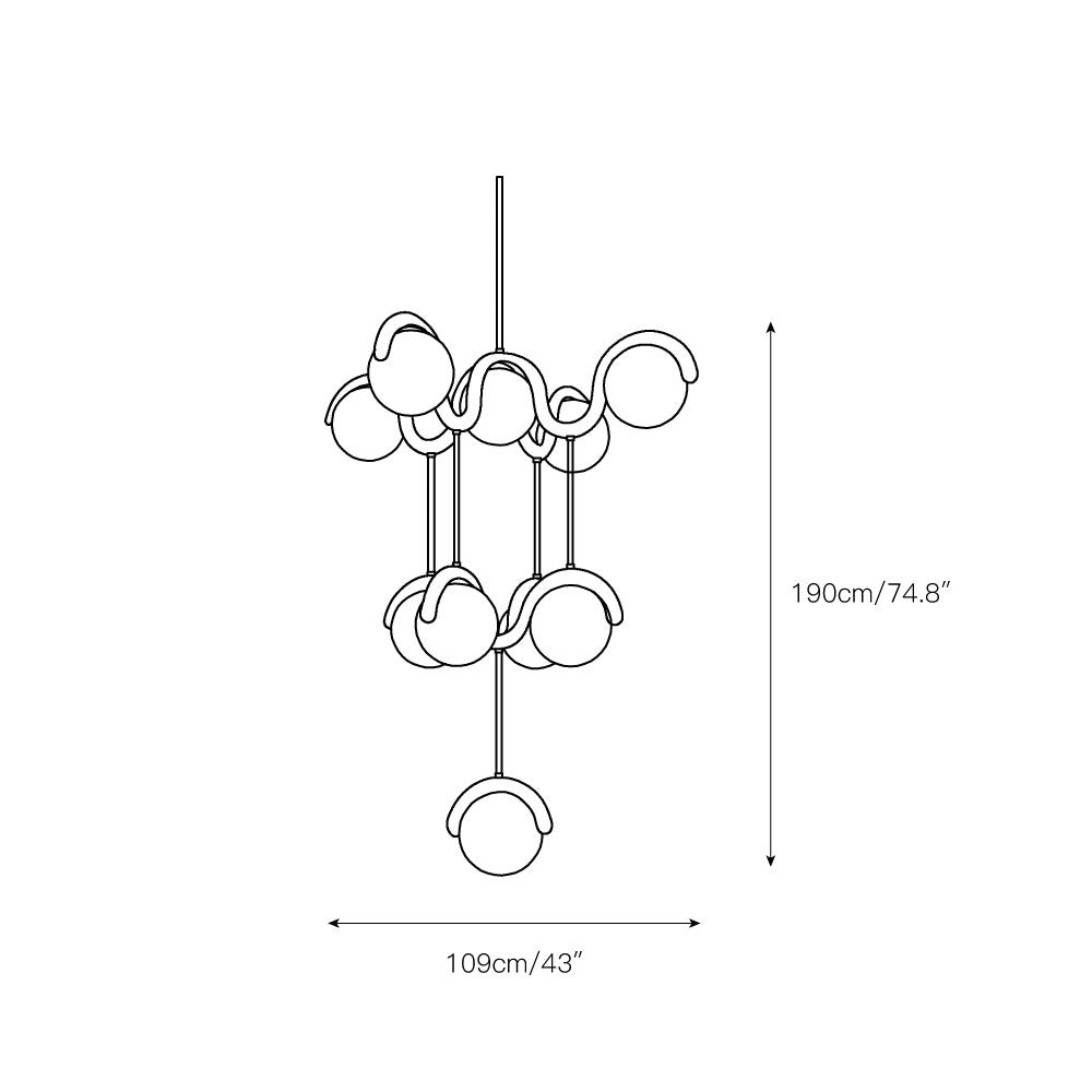 Uveta candelabru Multistrat