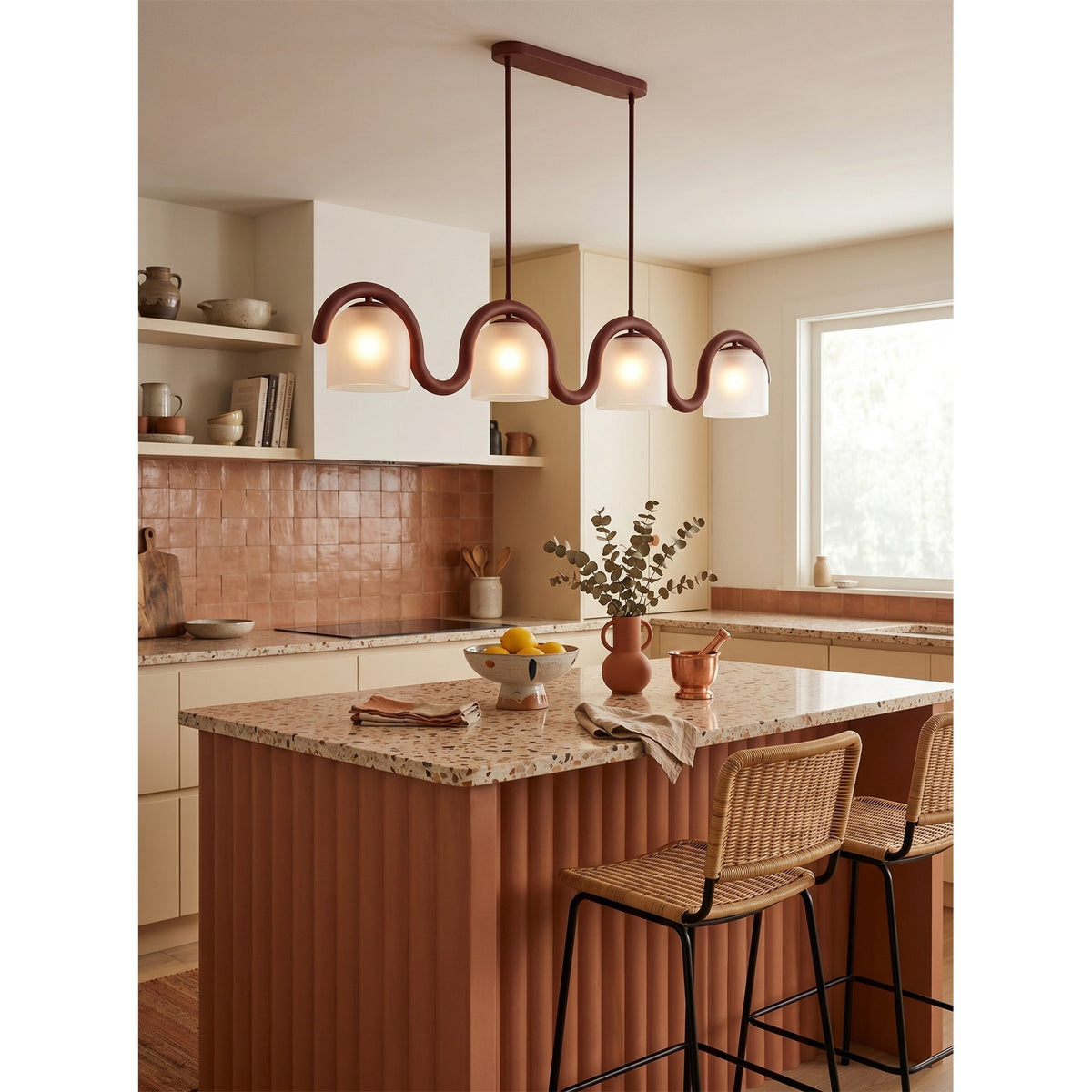 Lenox candelabru liniar din sticlă