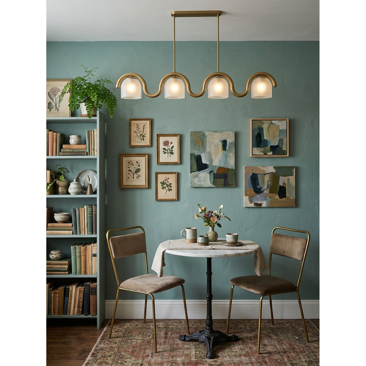 Lenox candelabru liniar din sticlă