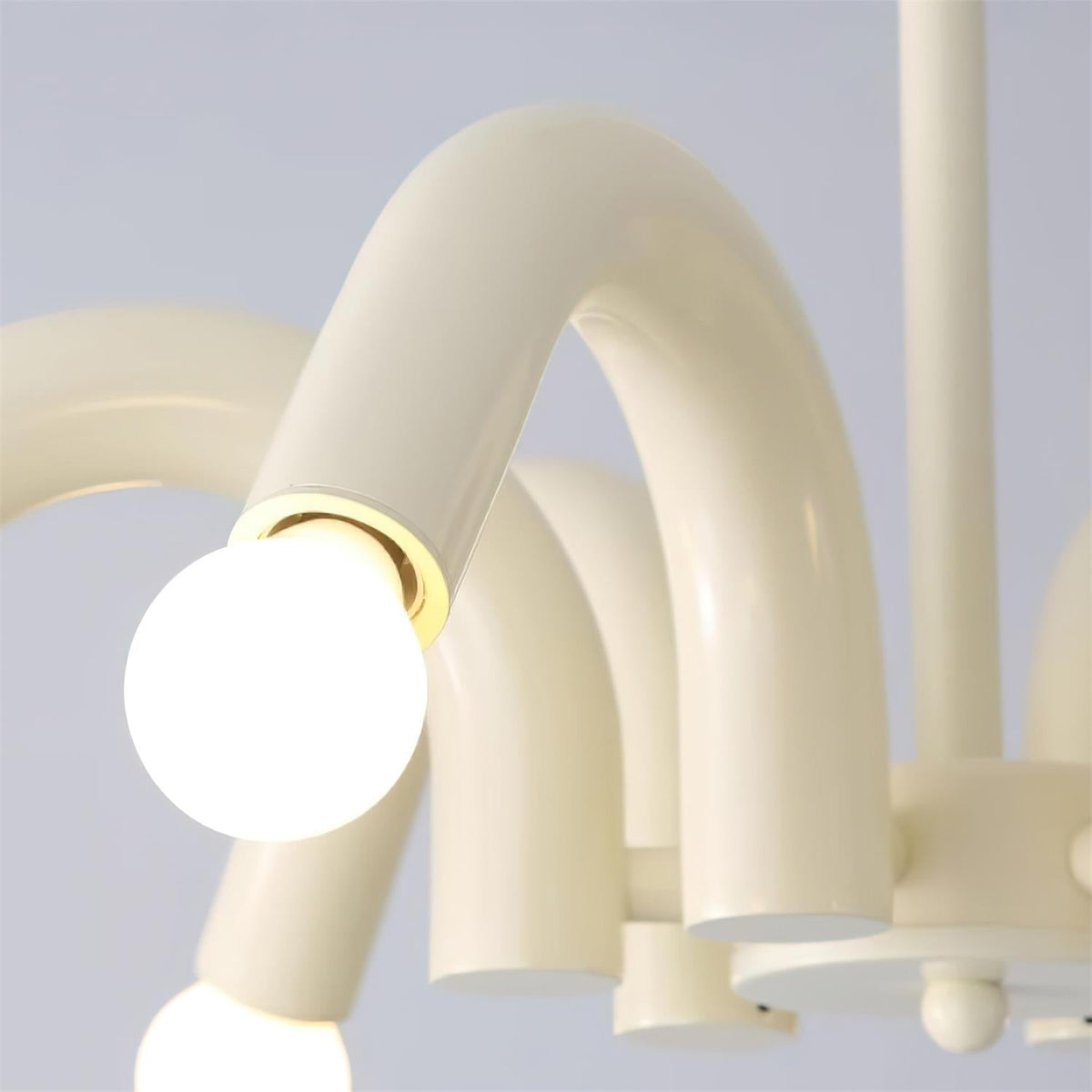 Fivelle modern Crem candelabru cu Brațe Multiple