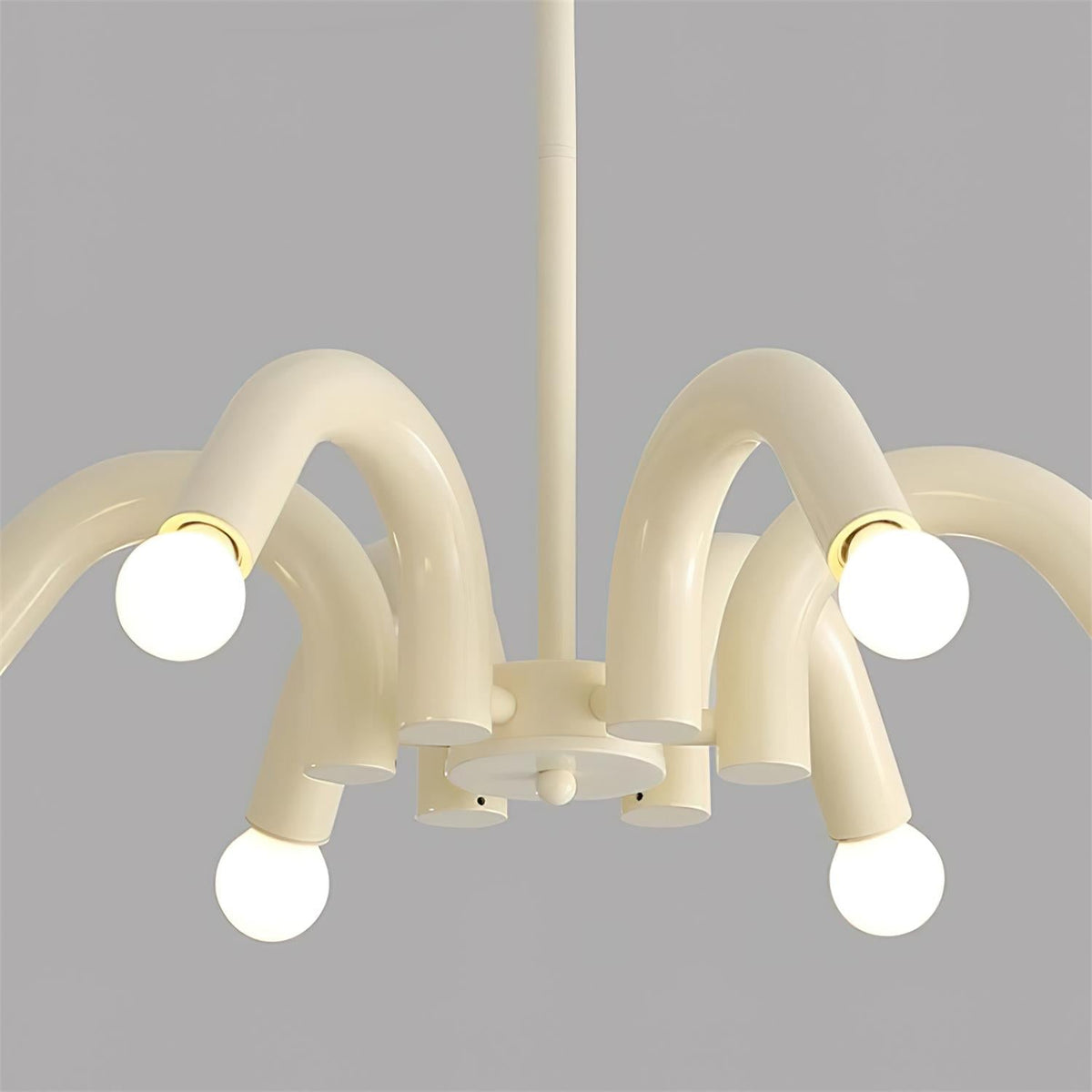 Fivelle modern Crem candelabru cu Brațe Multiple