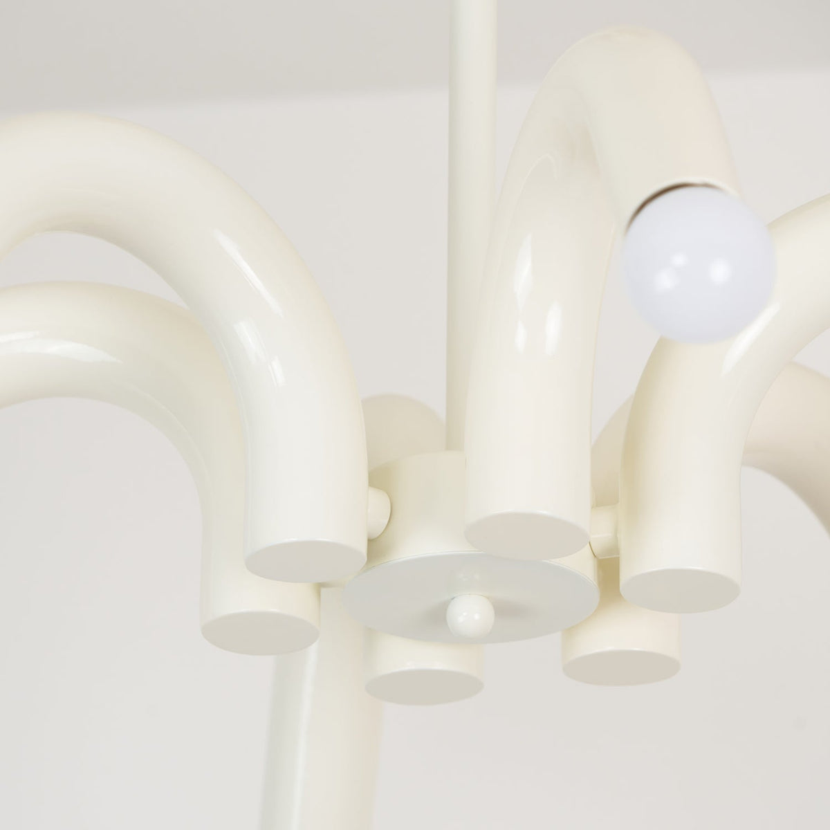 Fivelle modern Crem candelabru cu Brațe Multiple