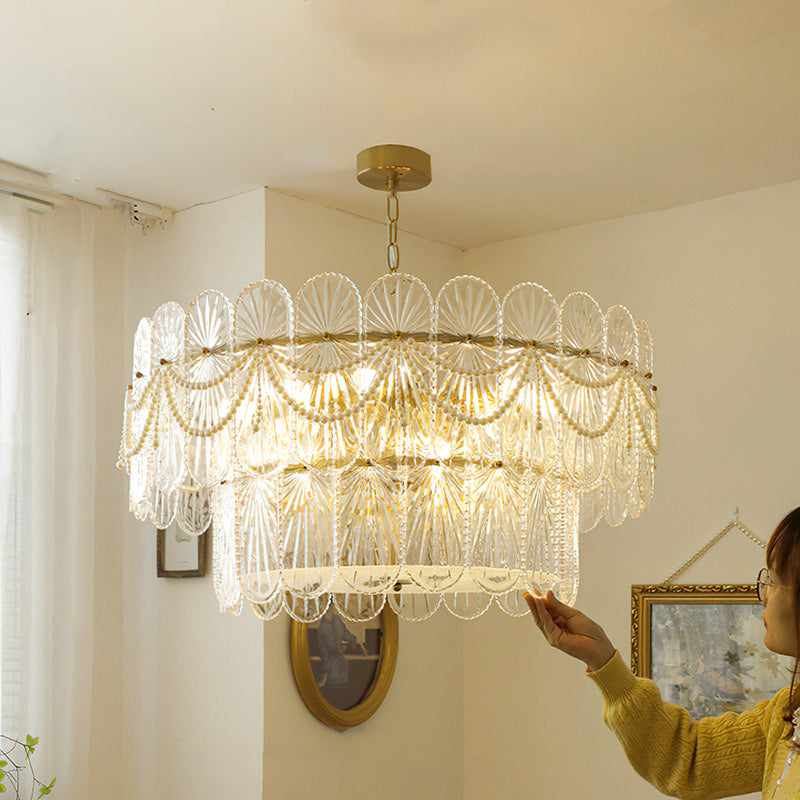 Luminarae candelabru din sticlă