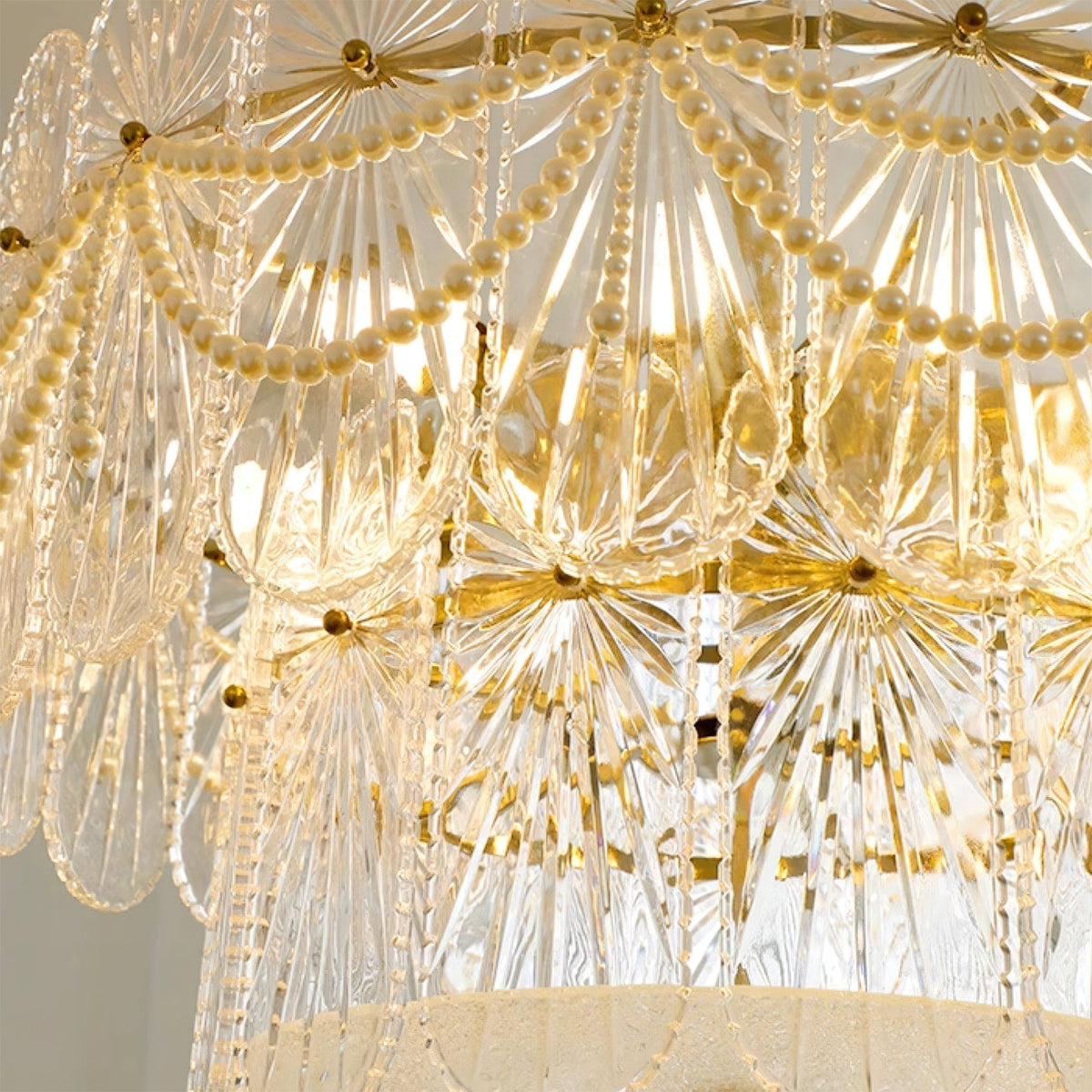 Luminarae candelabru din sticlă