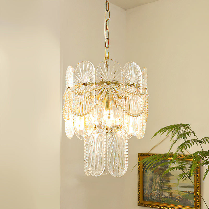 Luminarae candelabru din sticlă