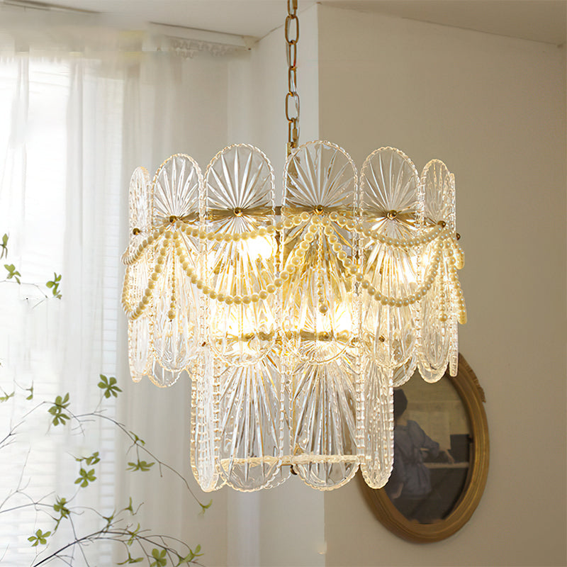 Luminarae candelabru din sticlă