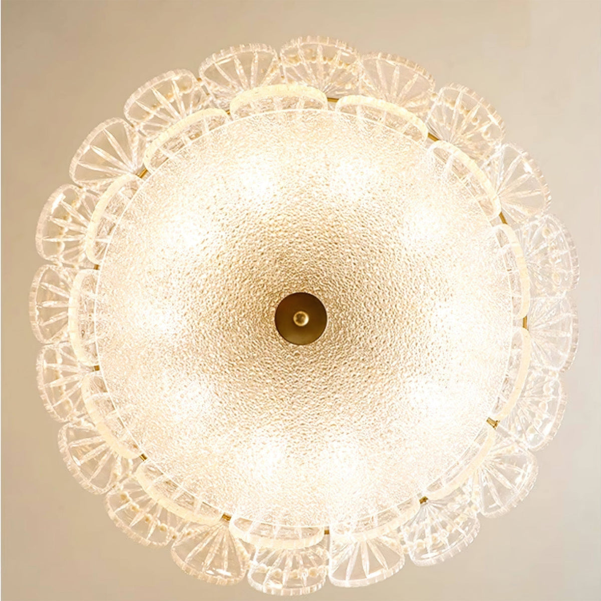 Luminarae candelabru din sticlă