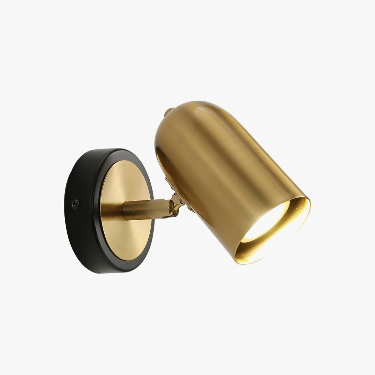 Oriaira aplică de perete aurie, modernă, minimalistă