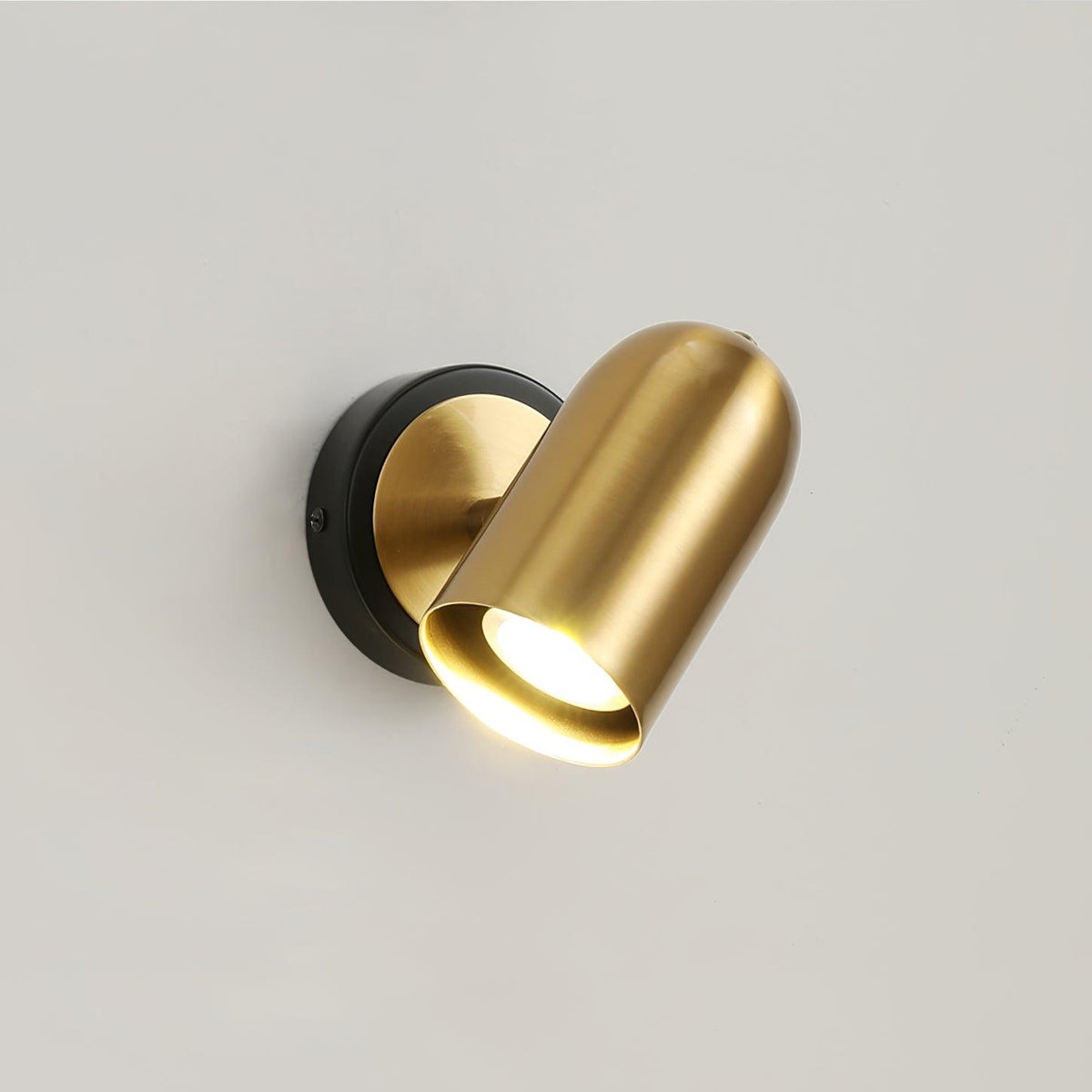 Oriaira aplică de perete aurie, modernă, minimalistă