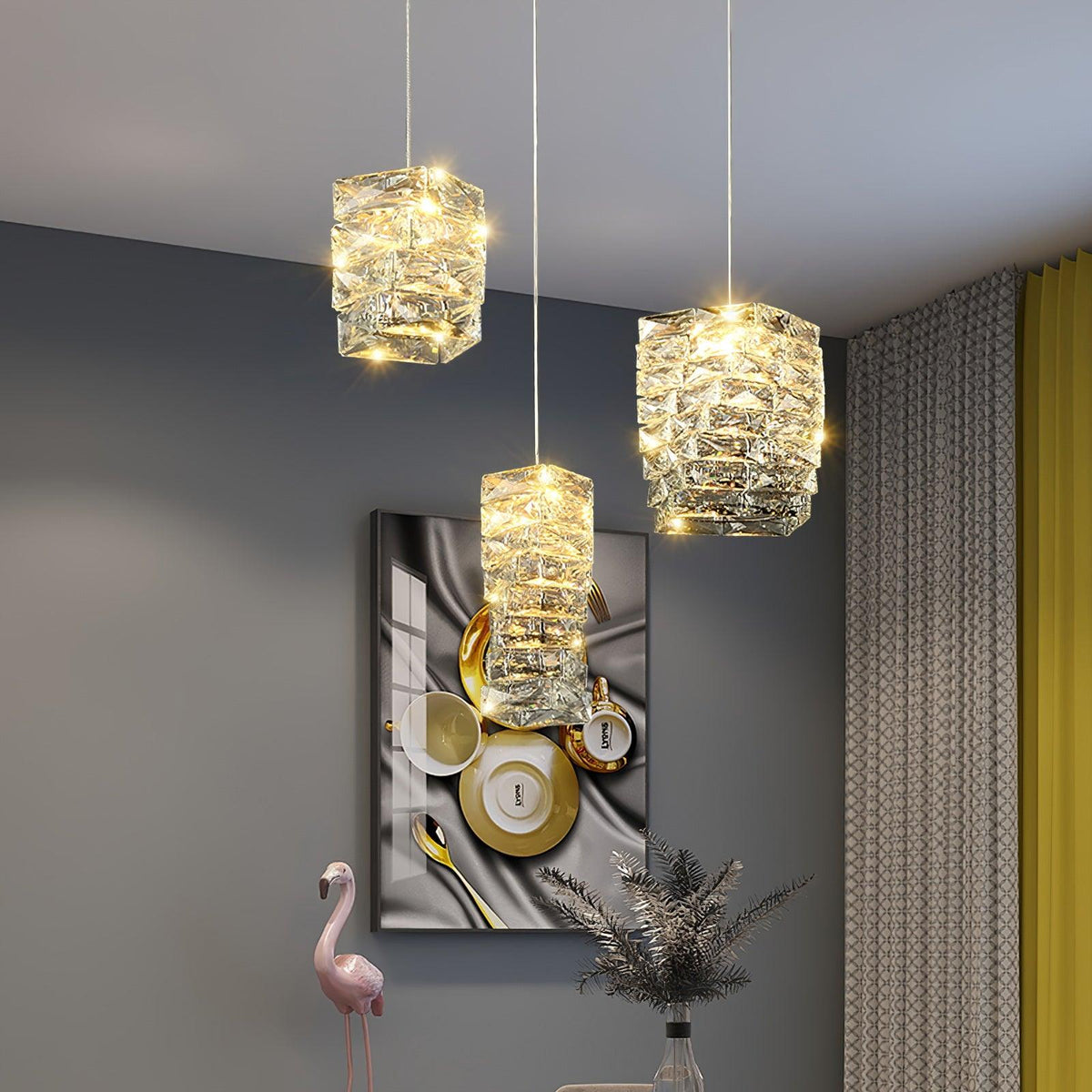 Crysta lampă suspendată din cristal, de lux