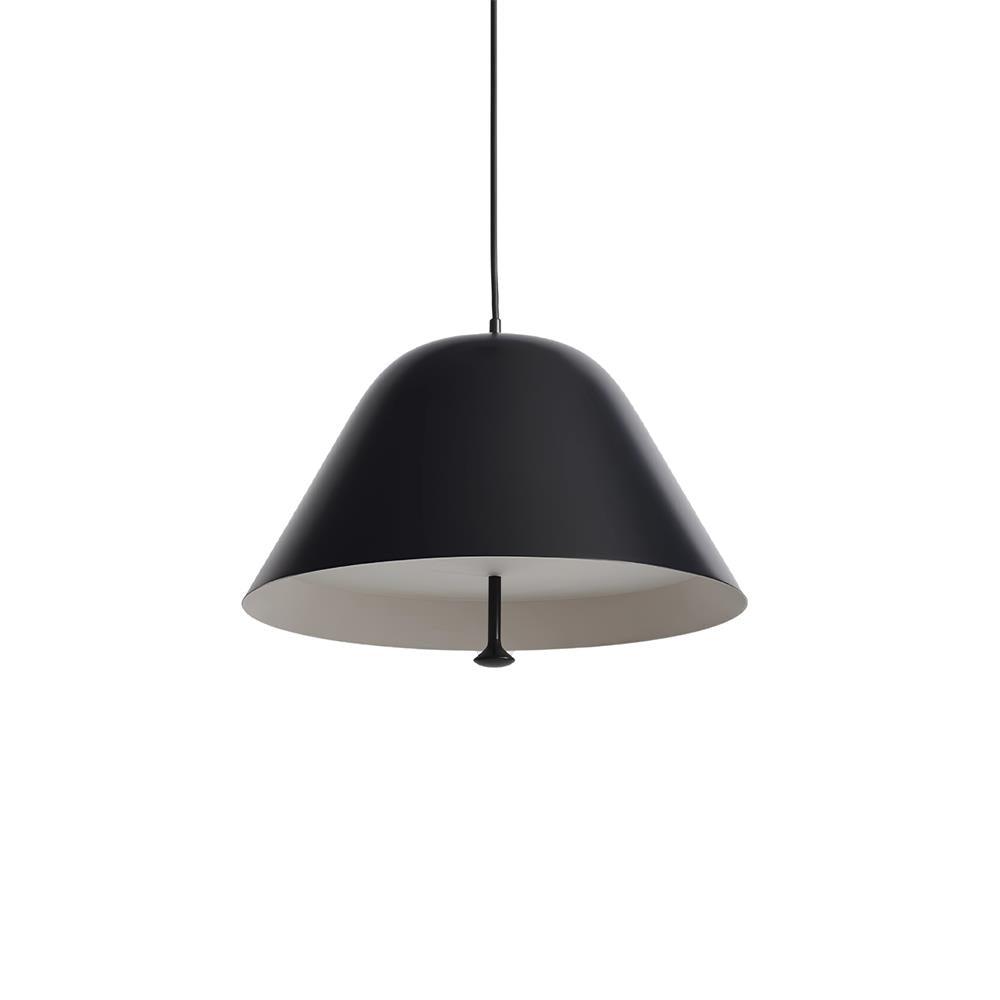Lampă suspendată modernă cu abajur din metal în verde și alb minimalist