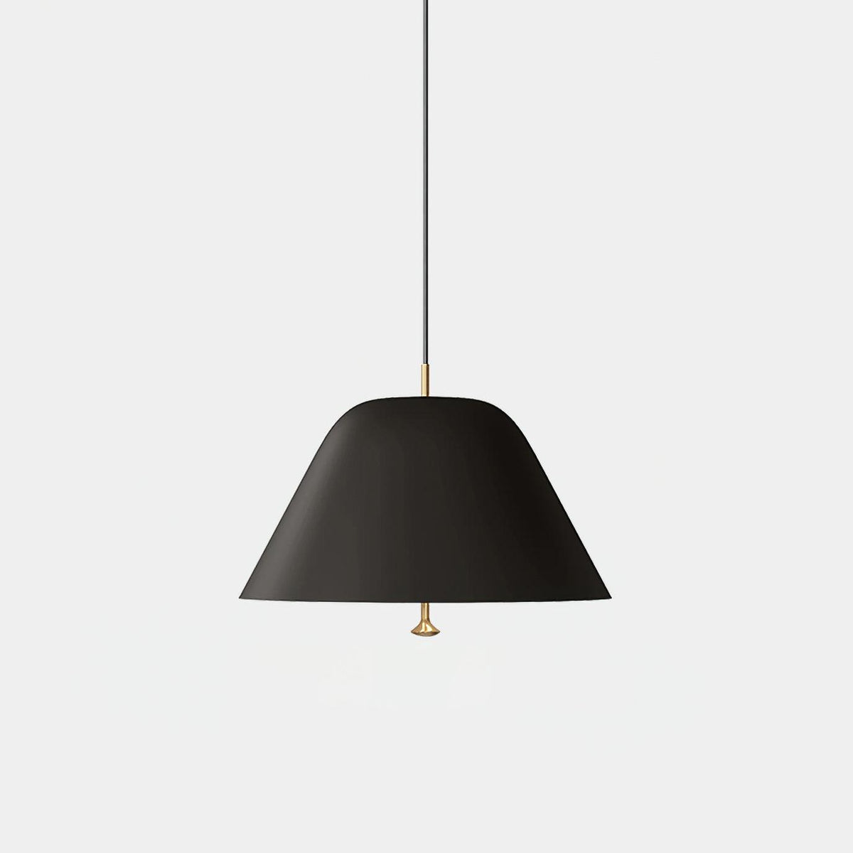 Lampă suspendată modernă cu abajur din metal în verde și alb minimalist