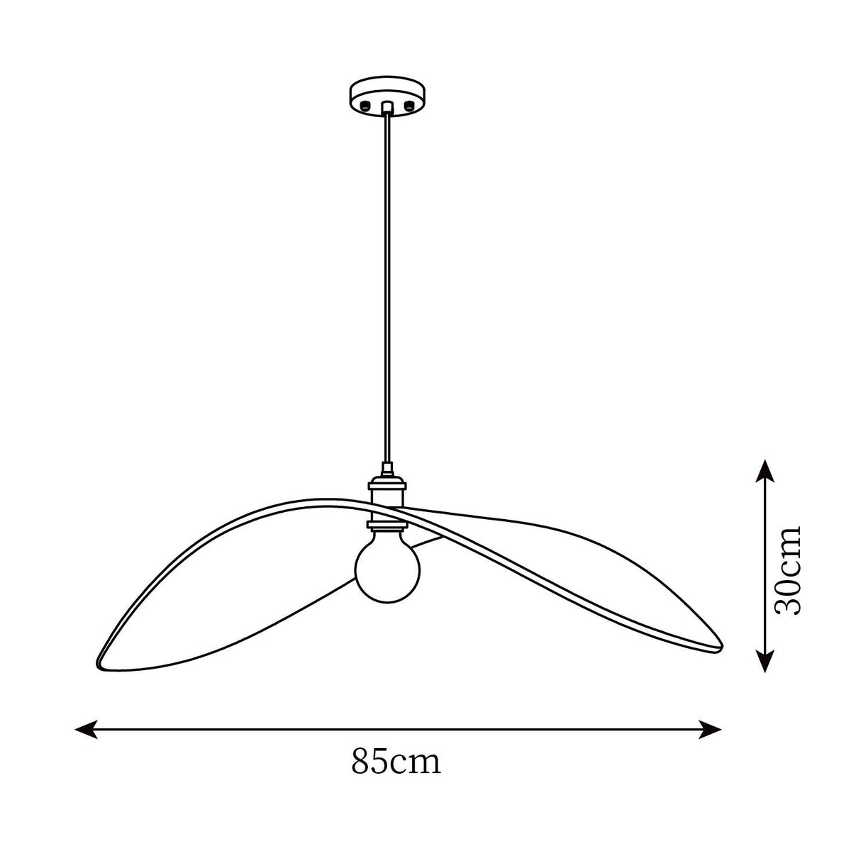 Caleia lampă suspendată