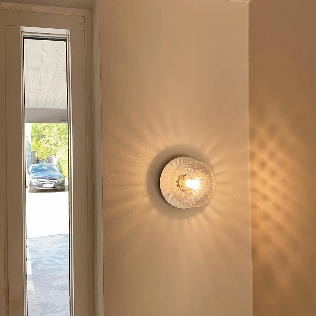 Nifte aplică de perete, minimalistă, cu disc, cu glob