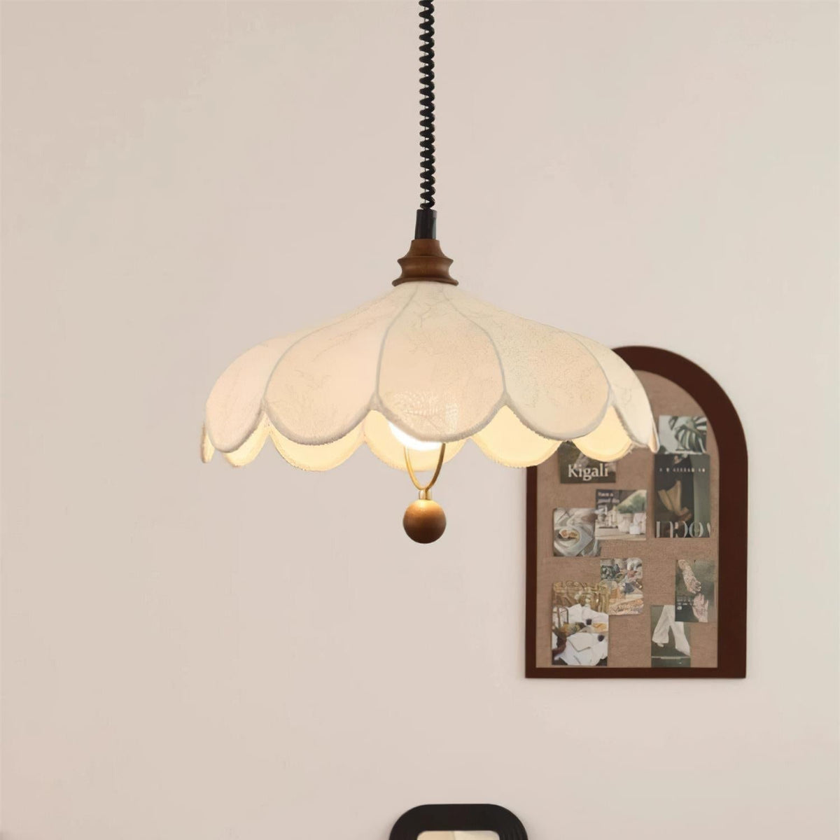 Hana lampă suspendată, vintage, florală