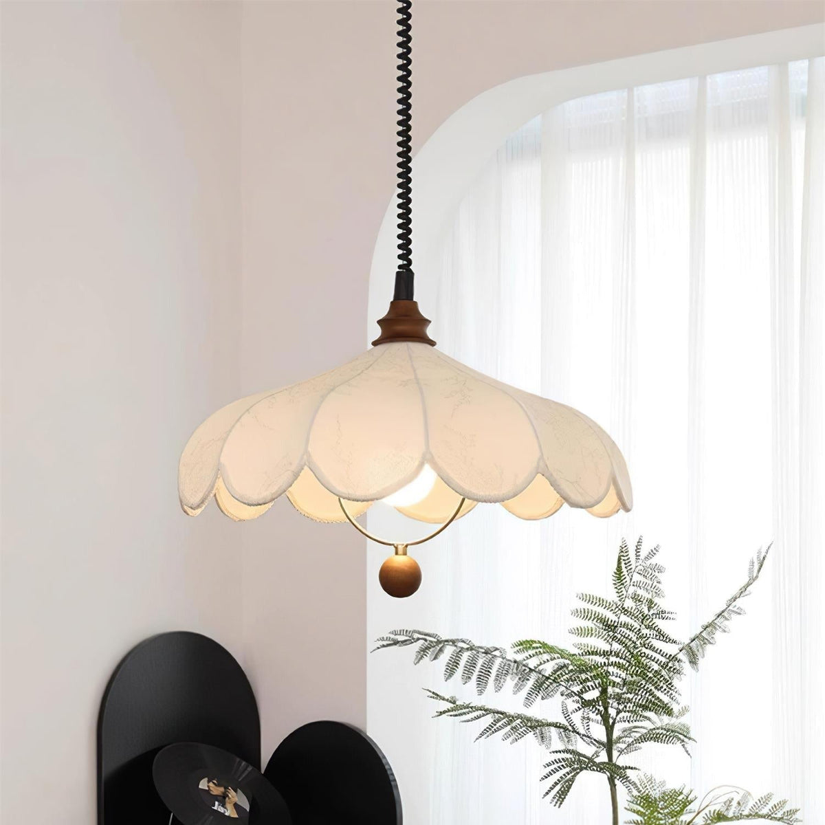 Hana lampă suspendată, vintage, florală