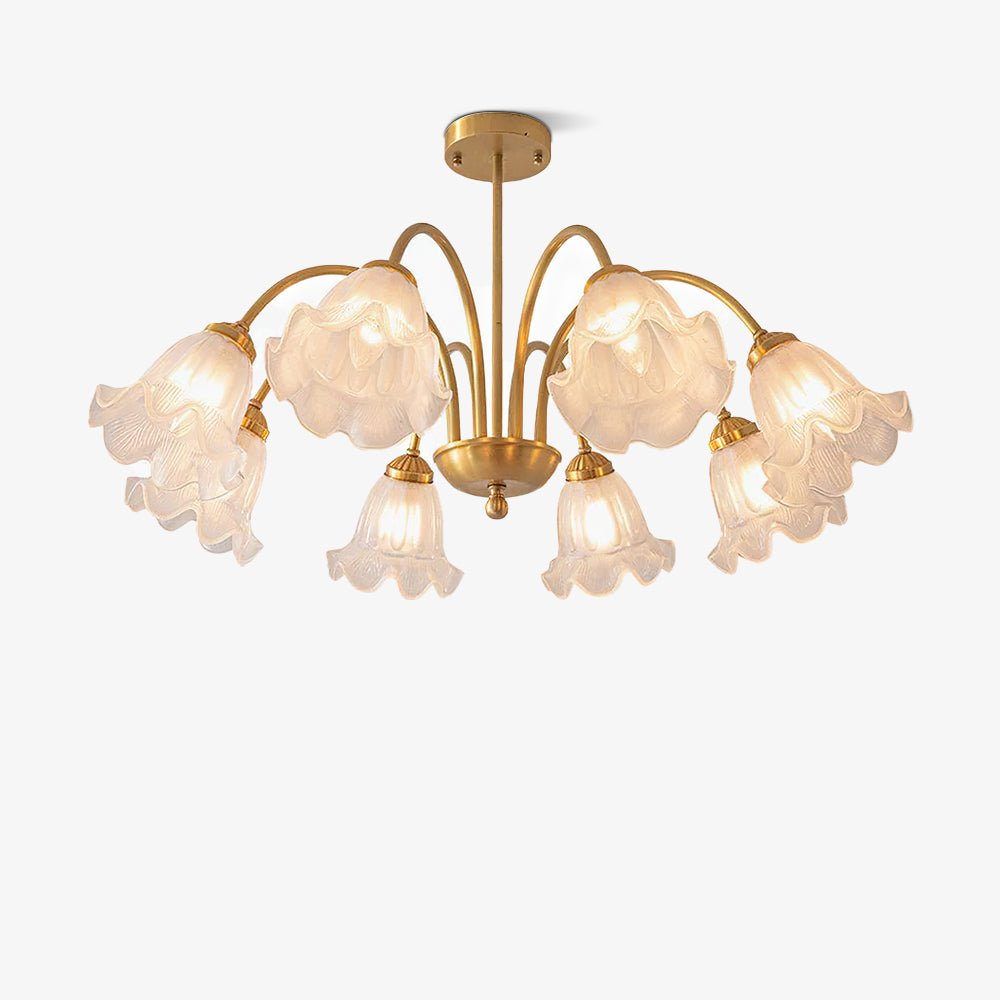 Dirixel candelabru din sticlă, de lux