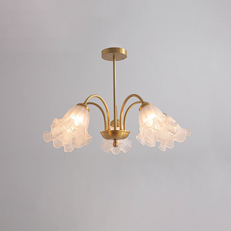 Dirixel candelabru din sticlă, de lux