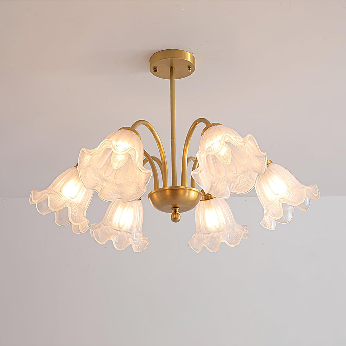 Dirixel candelabru din sticlă, de lux