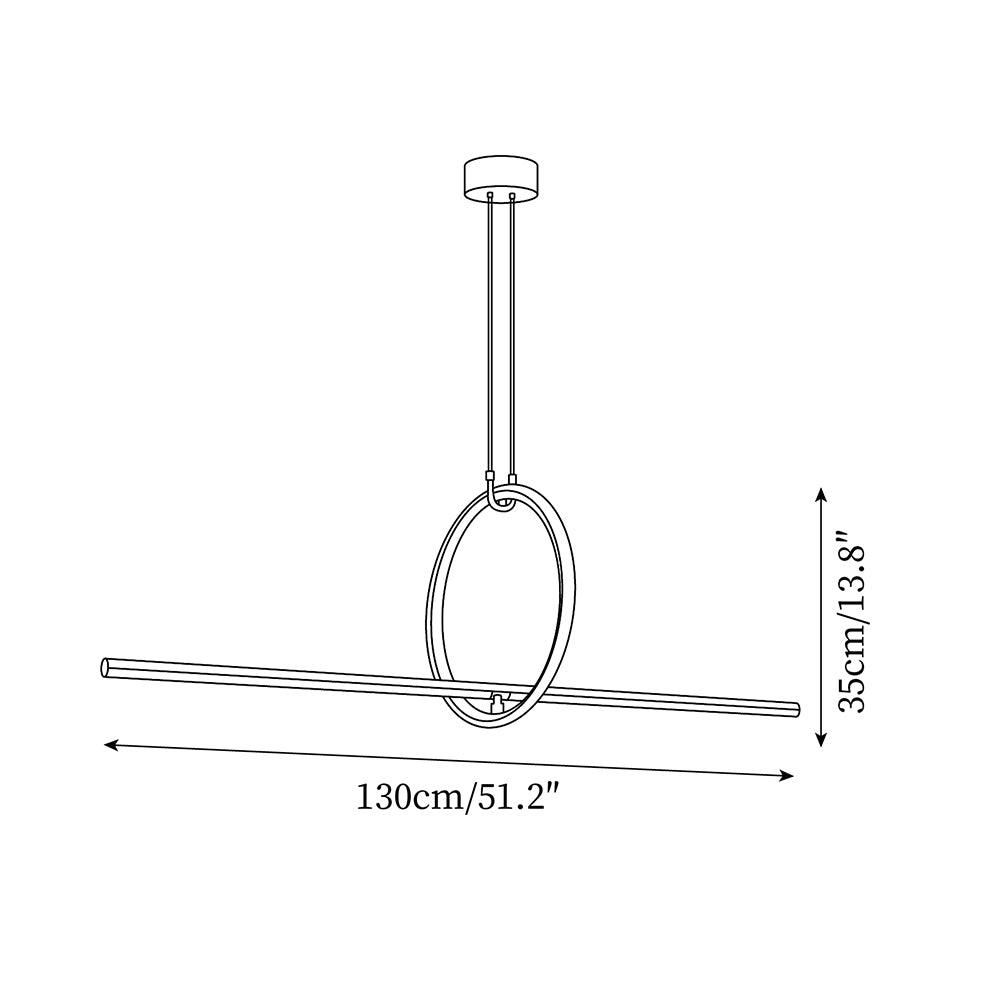 Loom lampă suspendată