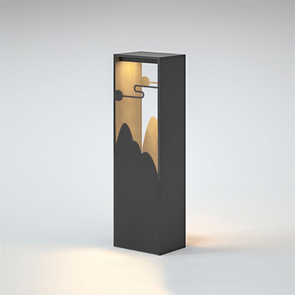 Zen corp de iluminat pentru exterior din acril, rustic