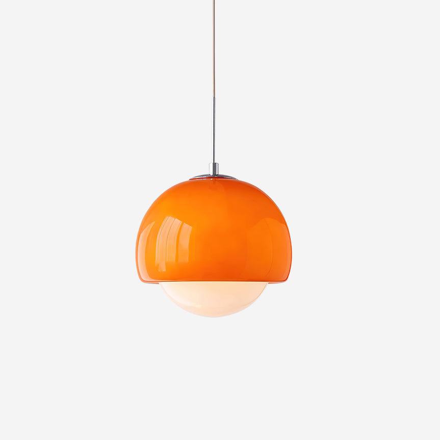 Lipko lampă suspendată din sticlă, retro, modernă, cu glob, multicoloră