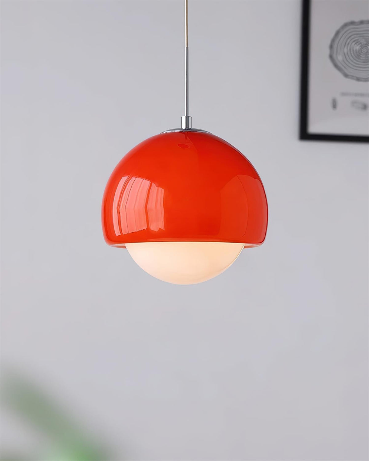 Lipko lampă suspendată din sticlă, retro, modernă, cu glob, multicoloră