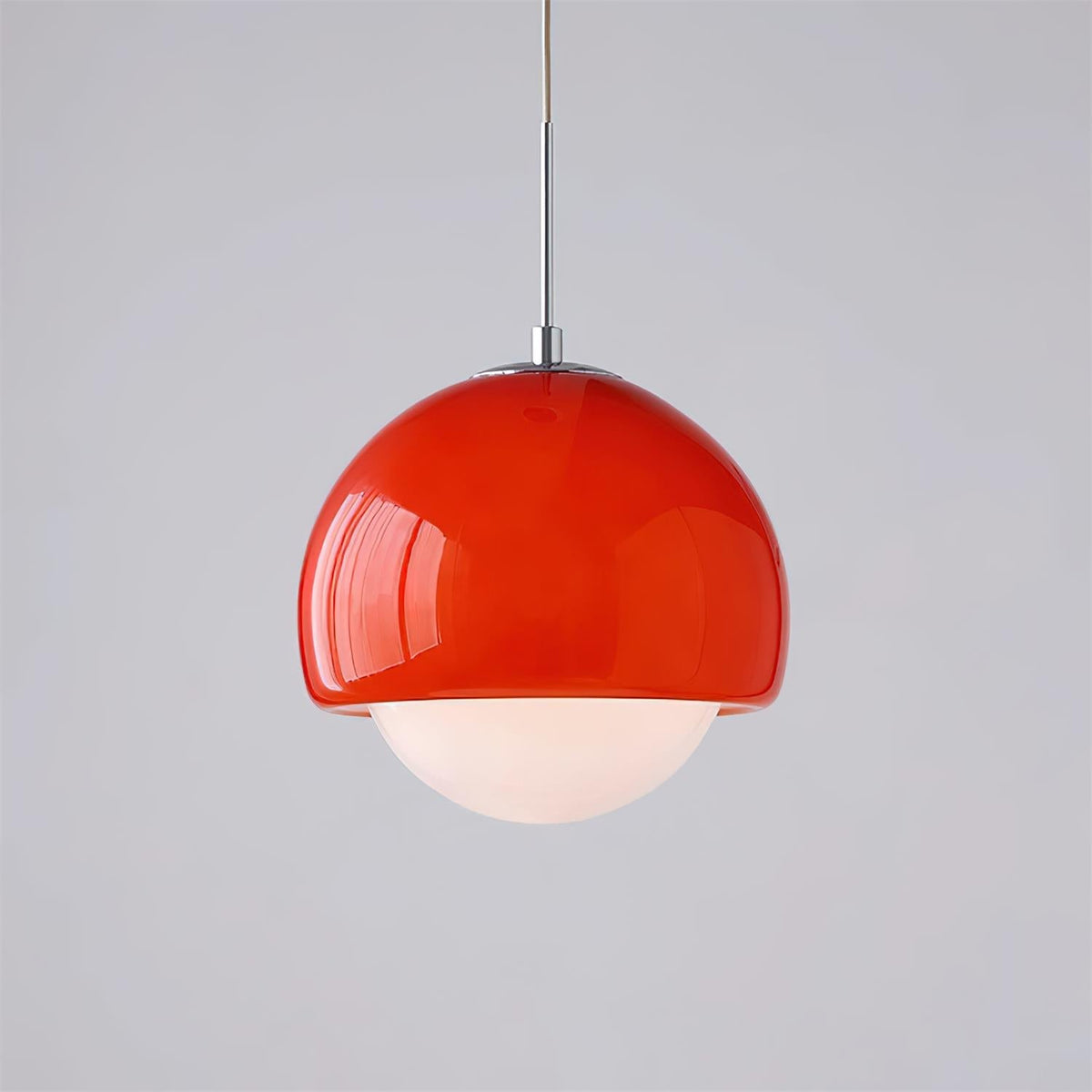 Lipko lampă suspendată din sticlă, retro, modernă, cu glob, multicoloră