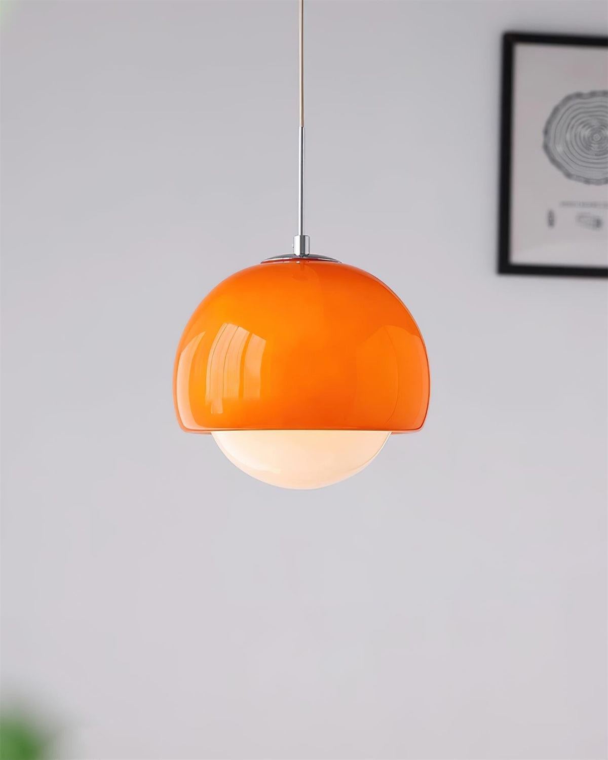 Lipko lampă suspendată din sticlă, retro, modernă, cu glob, multicoloră