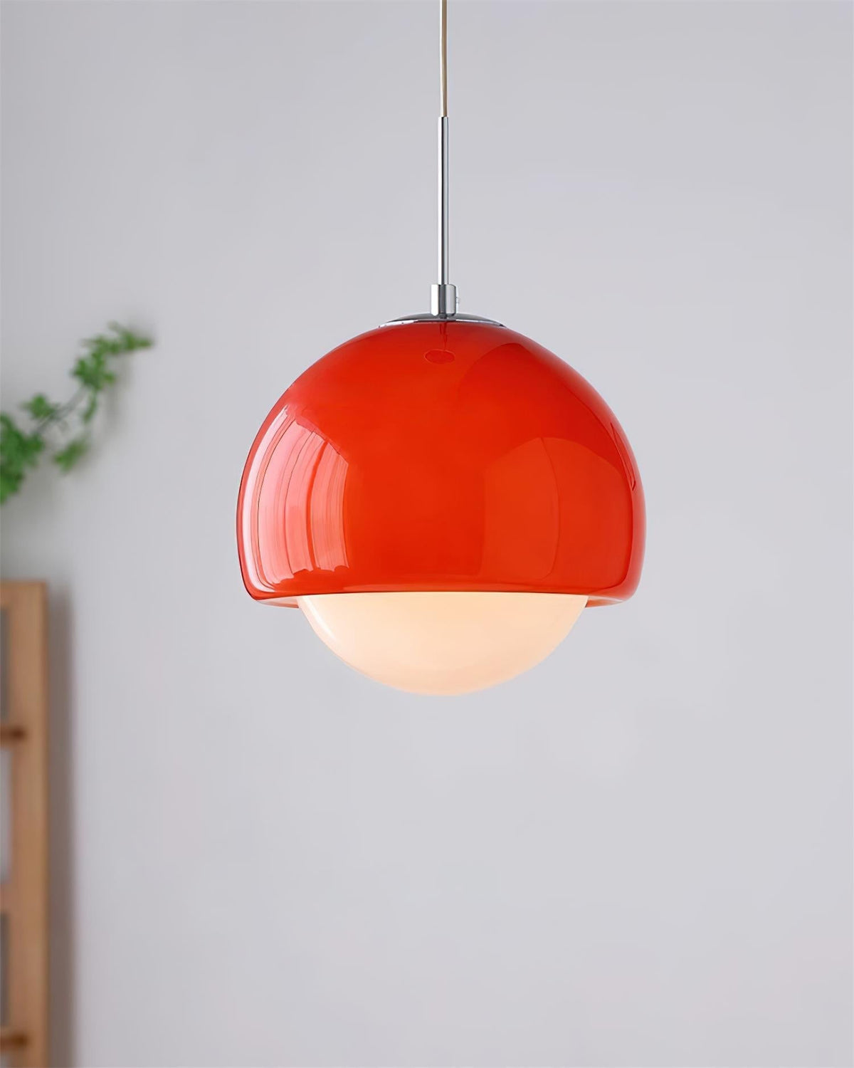 Lipko lampă suspendată din sticlă, retro, modernă, cu glob, multicoloră