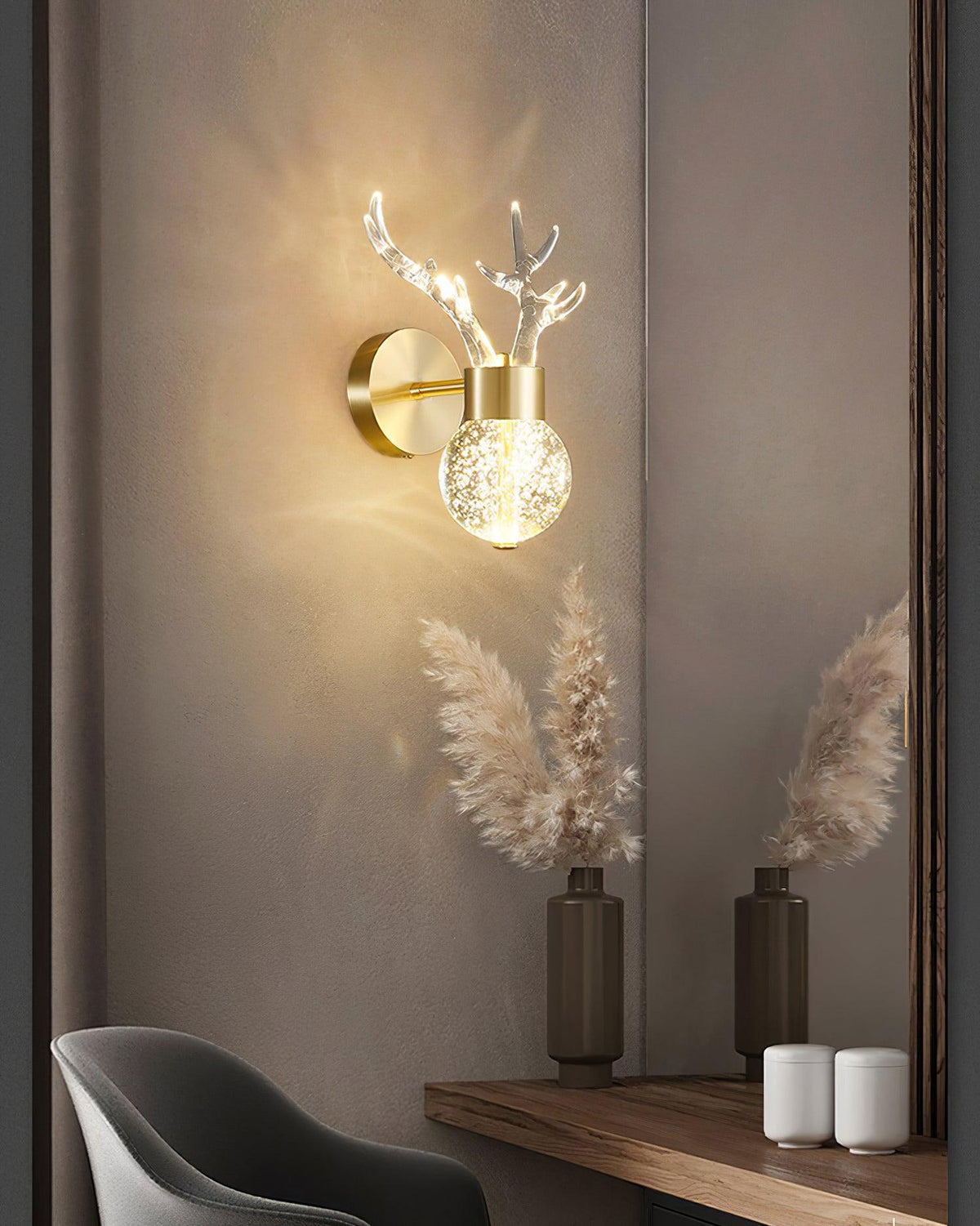 Cexi aplică de perete postmodernă lux cu cercuri din cristal