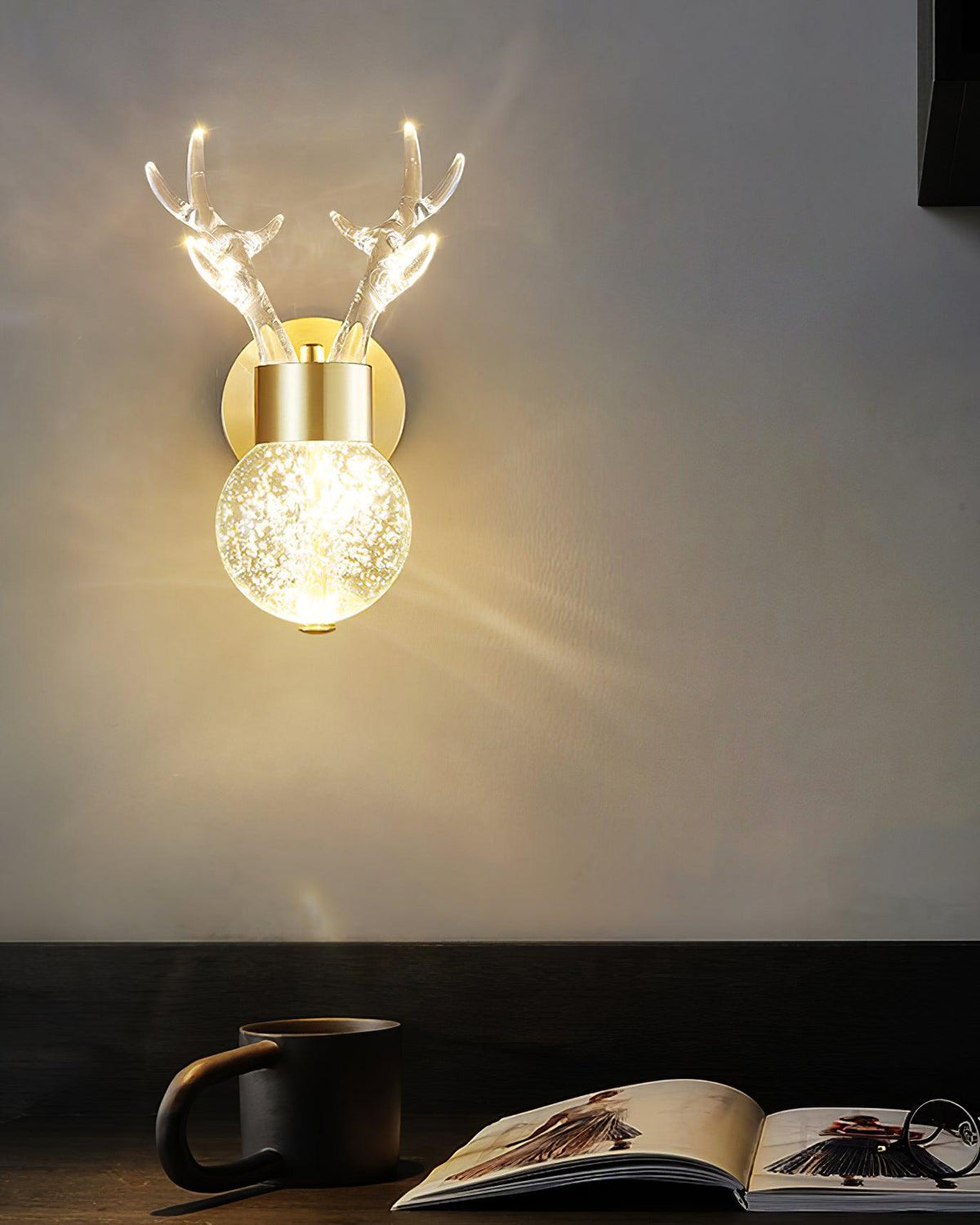 Cexi aplică de perete postmodernă lux cu cercuri din cristal