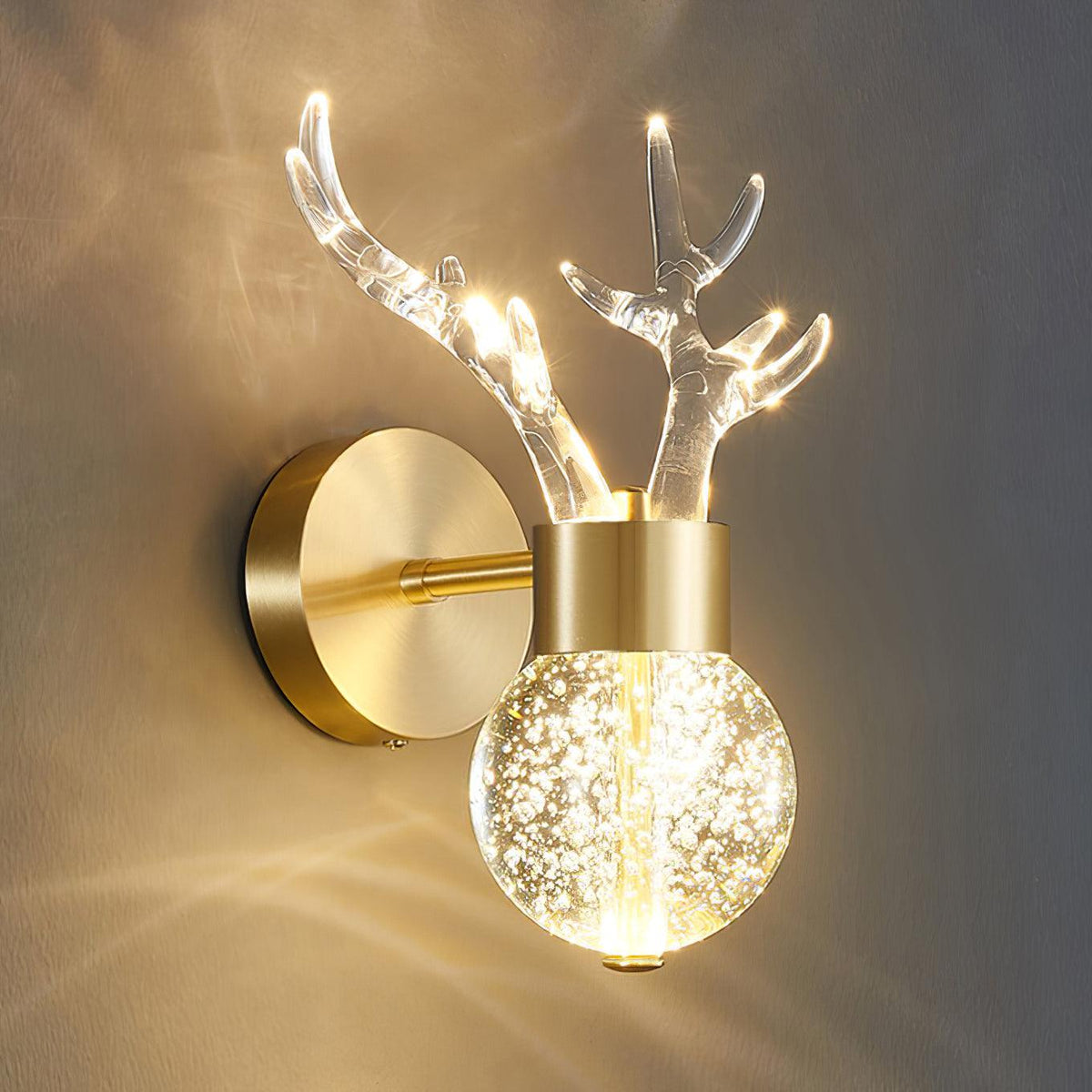 Cexi aplică de perete postmodernă lux cu cercuri din cristal