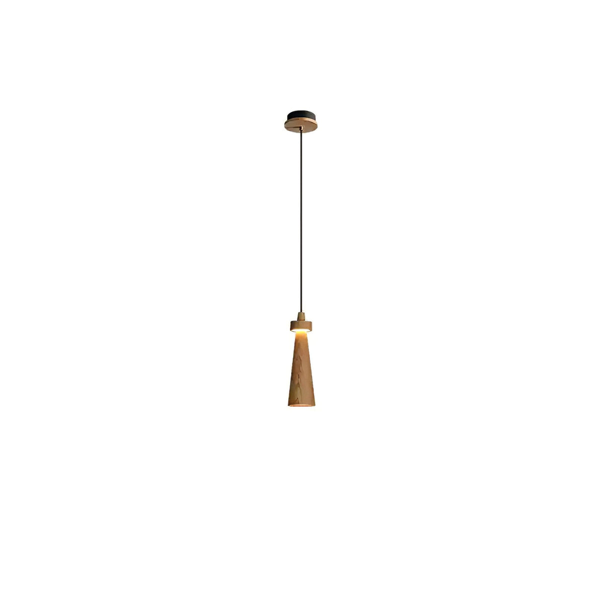 Tesno lampă suspendată minimalistă din lemn
